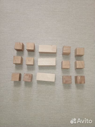 Набор деревянных кубиков