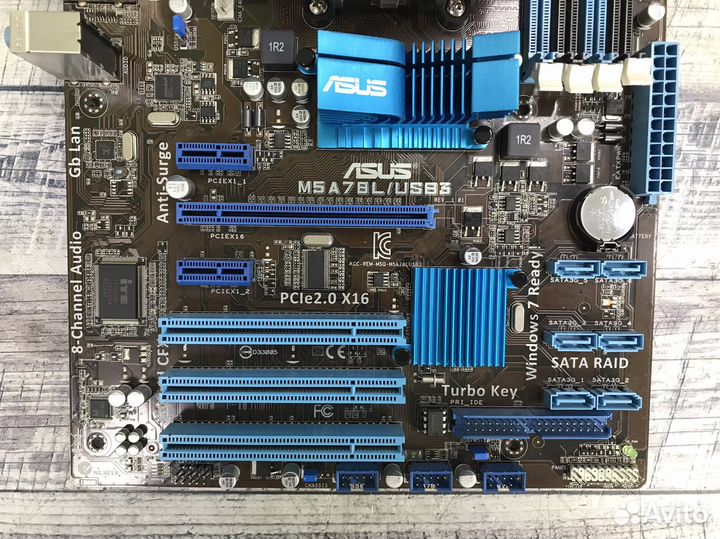 Asus M5A7BL/usb3+AMD Phenom IIx4965+Кулер
