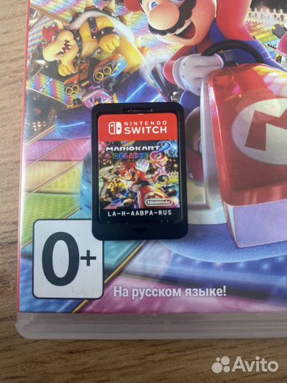 Картридж switch Mario kart 8 deluxe