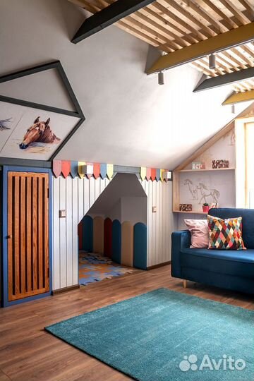 Мягкие стеновые панели в детской