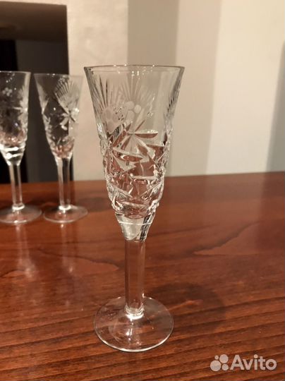 Хрустальные рюмки СССР