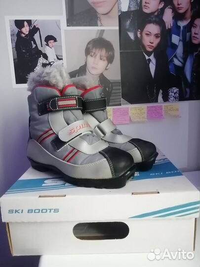 Лыжные ботинки детские 34