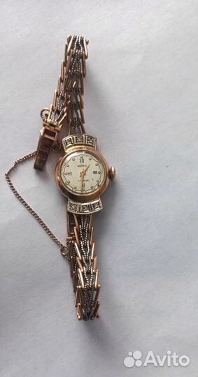 Золотые часы женские СССР
