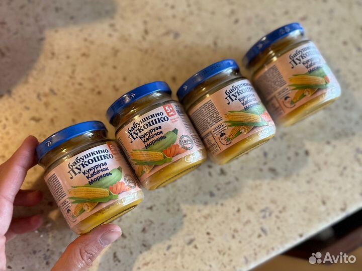 Пюре бабушкино лукошко