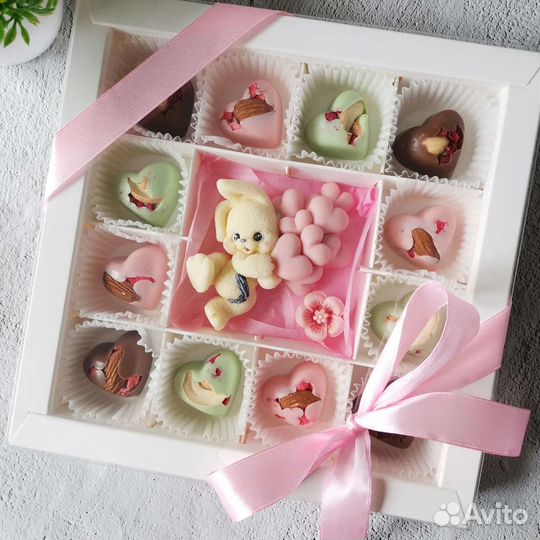 Подарок маме, для девушки, бельгийский шоколад