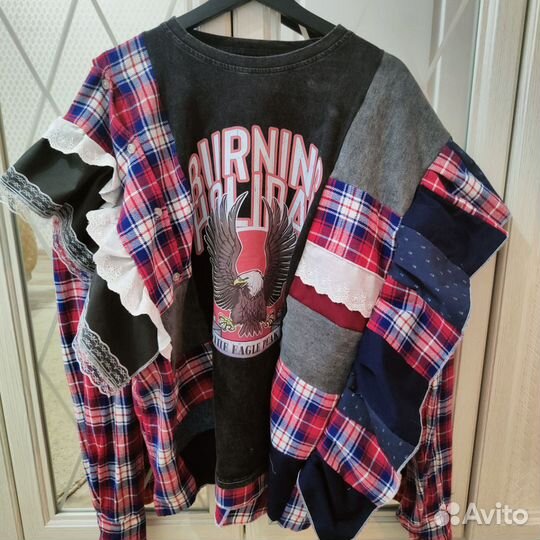 Рубашка пэчворк