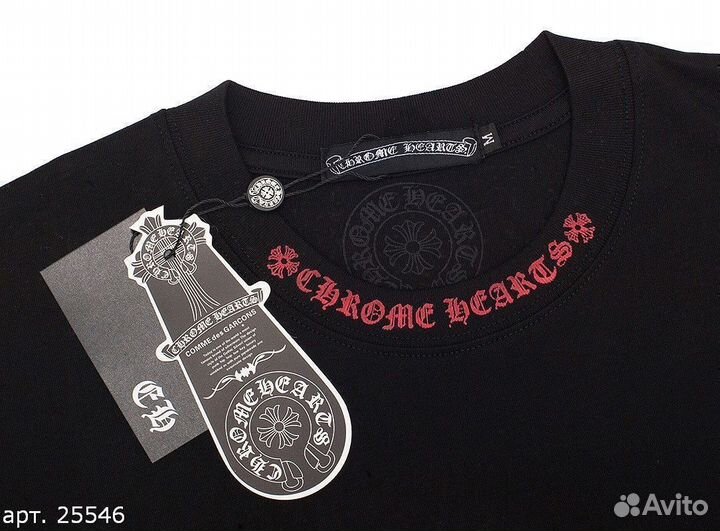 Футболка Chrome Hearts Чёрная