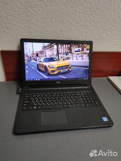 Ноутбук dell, 4 ядра, 4гб озу, 120гб SSD