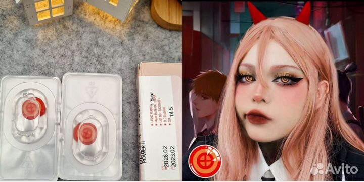 Цветные аниме линзы