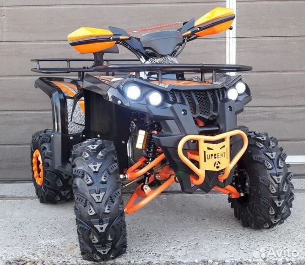 Квадроцикл Motoland Raptor 125 оранжевый