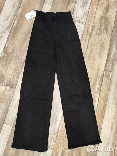 Джинсы широкие палаццо