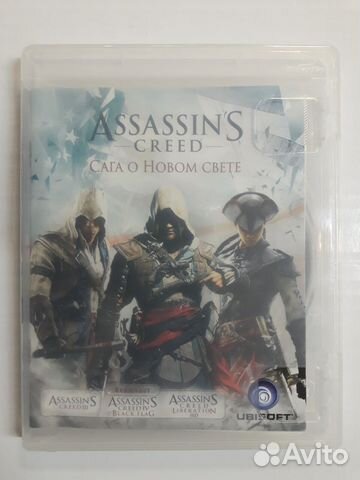 PS3 диск Assassin's Creed: Чёрный Флаг, рус.версия