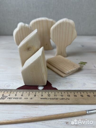 Набор из дерева для детского творчества