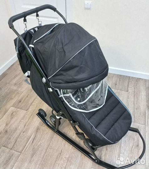 Санки-коляска зимние Pikate 