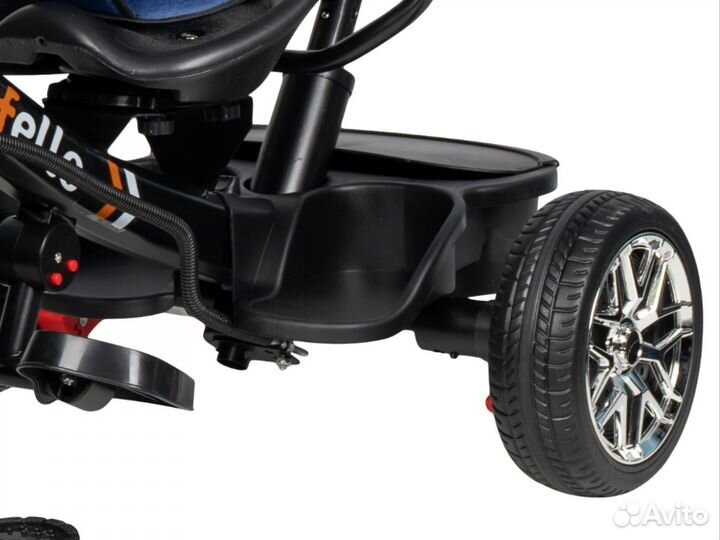 Велосипед коляска трёхколёсный с ручкой Farfello