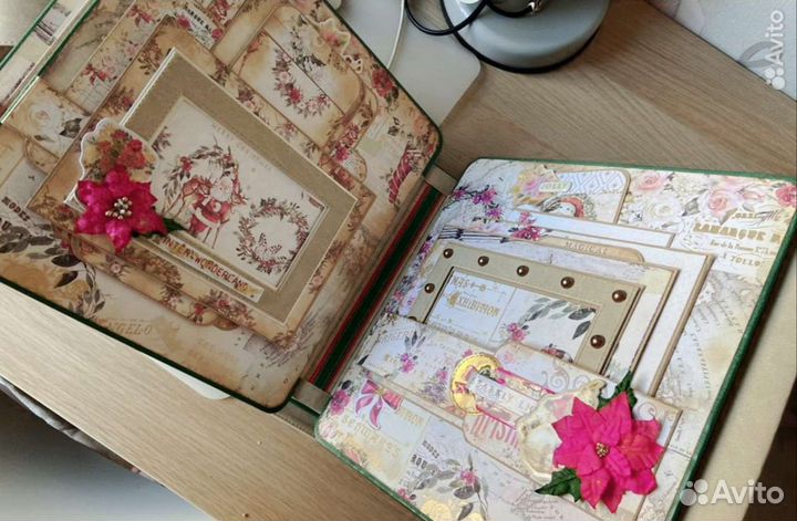 Альбом фотоальбом ручная подарок скрапбукинг