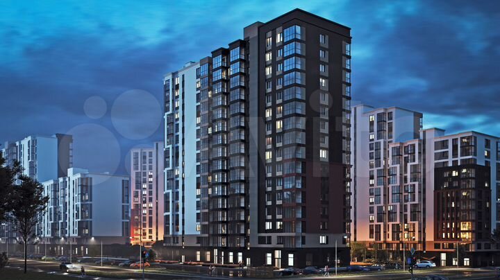 2-к. квартира, 43 м², 3/16 эт.