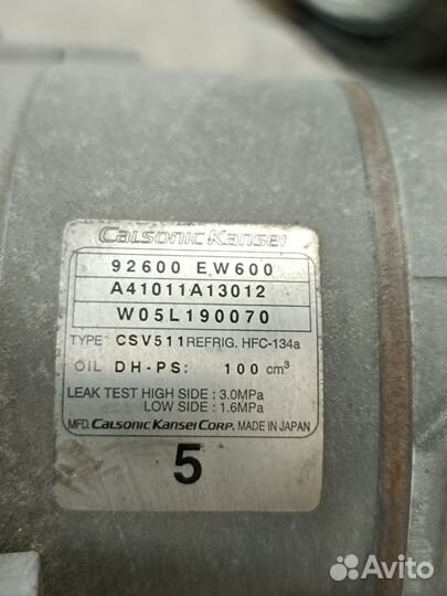 Компрессор кондиционера nissan qashqai j10