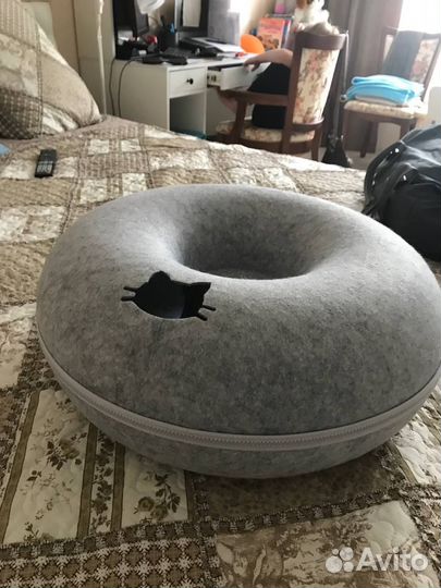 Домик для кошки бублик