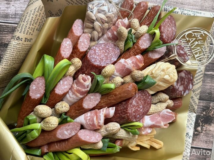 Мужской съедобный букет