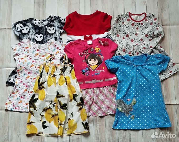 Платья пакетом для девочки 86 92