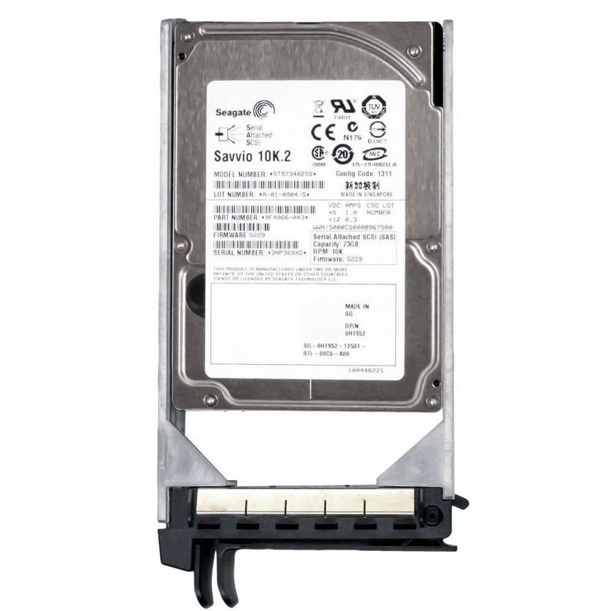 [HT952] Жесткий Диск Dell 73gb Sas 2,5" Hdd Ht952