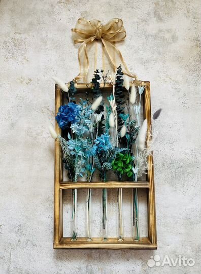 Букет из сухоцветов в подарок. Цветы, компазиции