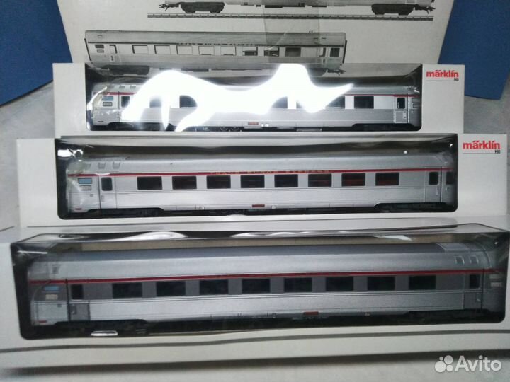 Набор пассажирских вагонов marklin 1/87