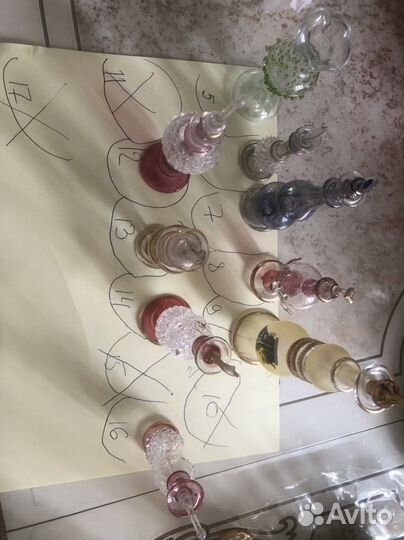 Винтажные бутылочки для духов