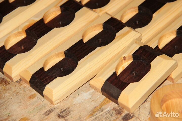 Подсвечник из натурального дерева