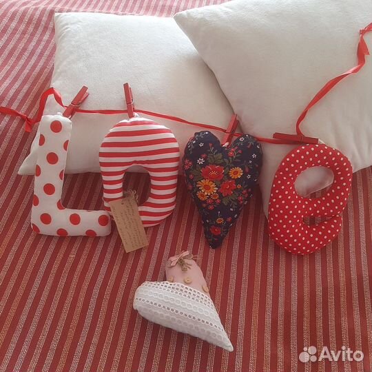 Гирлянда интерьерная текстильная