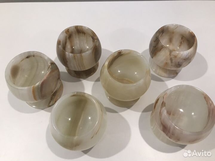 Бокалы подсвечник оникс
