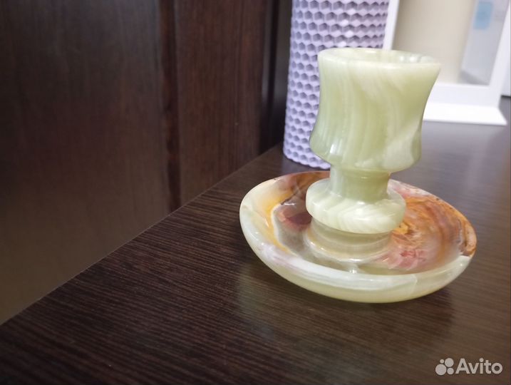 Подсвечник из оникса