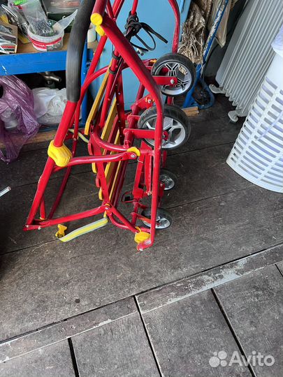 Детские санки на колесах