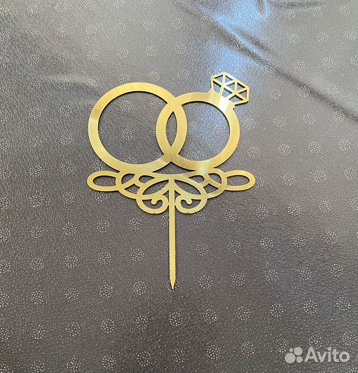 Топпер на свадебный торт