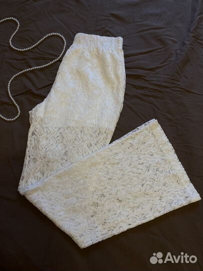 Кружевные брюки