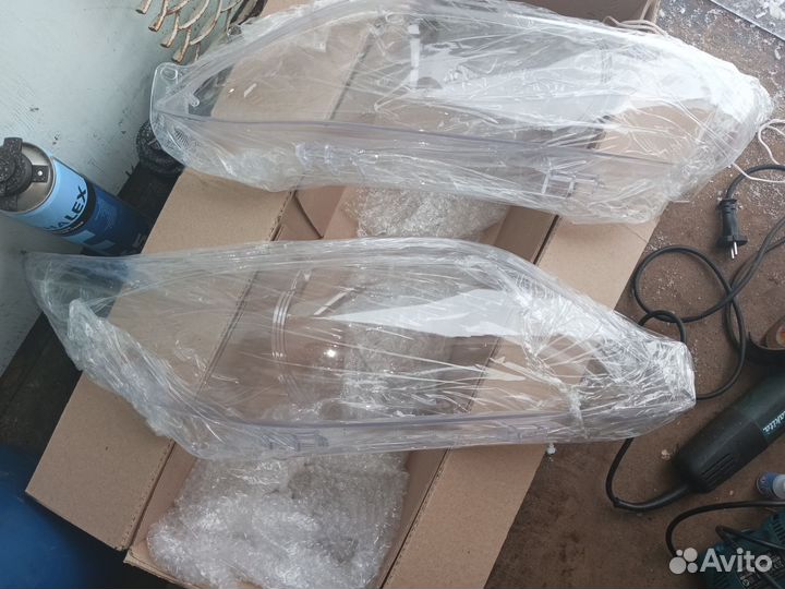 Стекла на фары toyota camry 40 рестайлинг