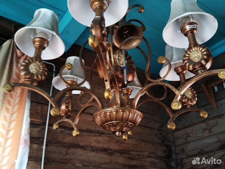 Люстра потолочная подвесная бу