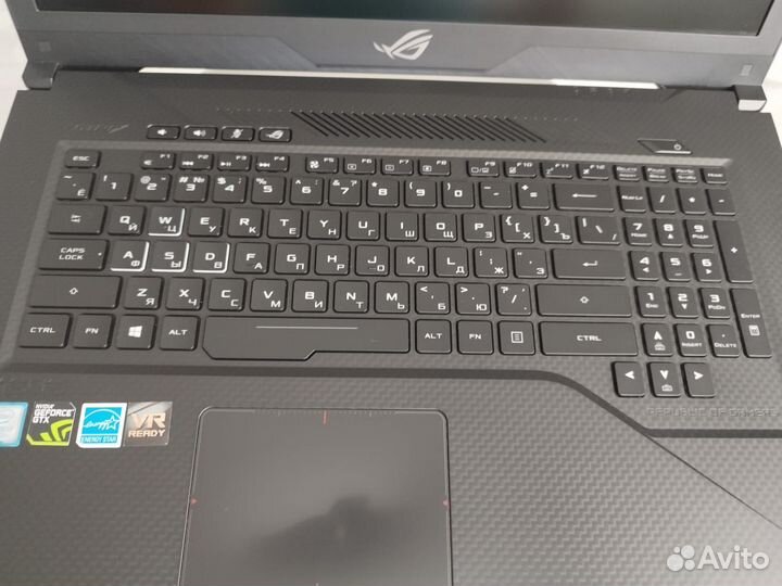 Игровой ноутбук asus ROG GL703VM, i7, GTX 1060 6Gb