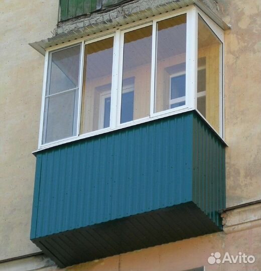 Балкон пластик под ключ