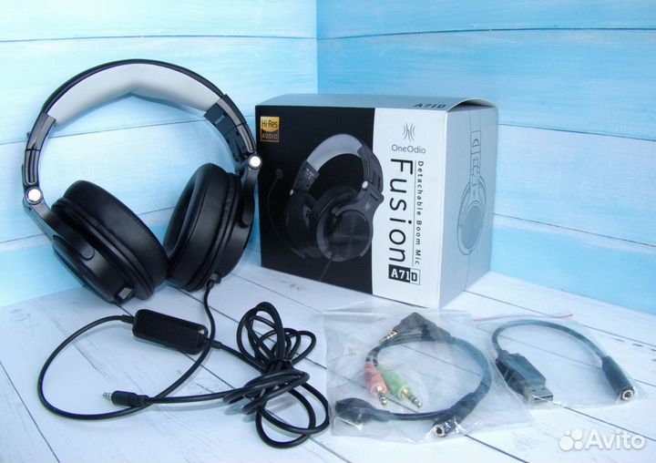 Игровые наушники с микрофоном OneOdio Fusion A71D