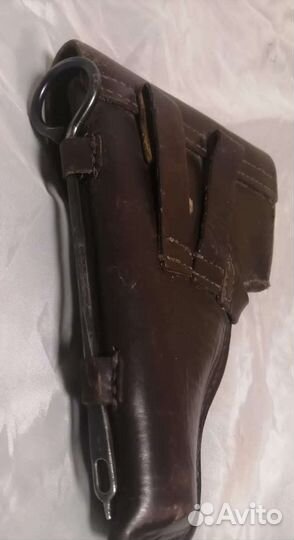 Кобура пм на ремень. кожа