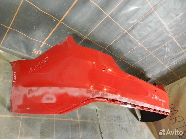 Бампер задний - Skoda Rapid 1 (2012-20гг)