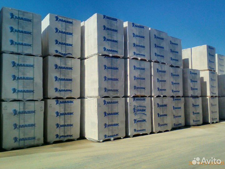 Газоблок D500 30' 25' 62,5 размер