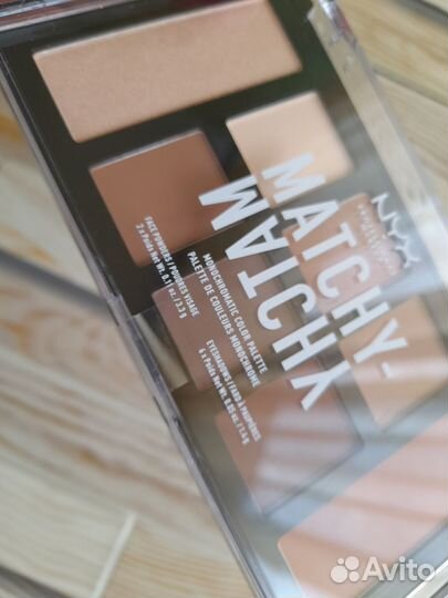 Палетка для монохромного макияжа NYX новая