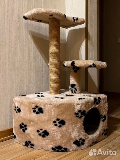 Домик для кошки с когтеточкой