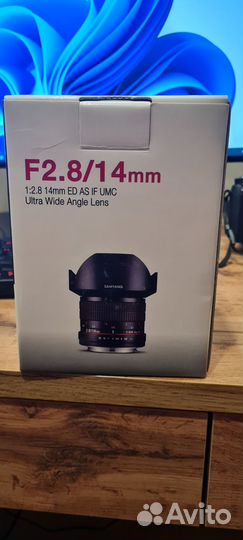 Samyang 14mm f/2.8 ED AS IF UMC Canon EF