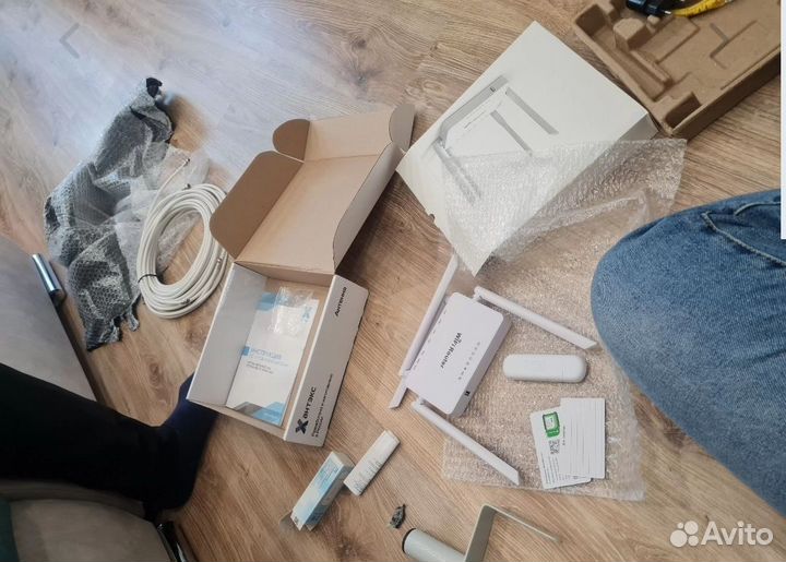 Комплект Беспроводного Интернета модем 4G, WiFi