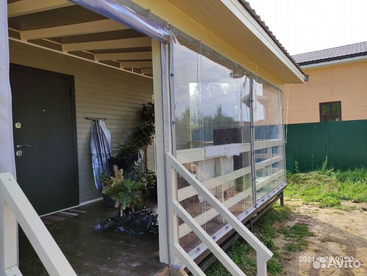 Мягкие окна для кафе летней веранды беседки