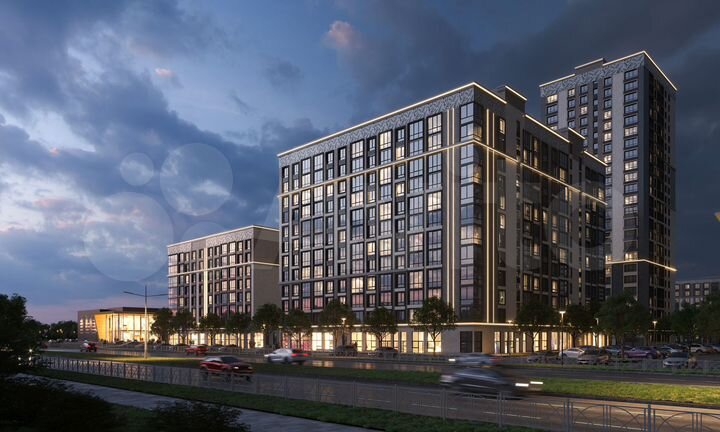 1-к. квартира, 45 м², 8/24 эт.